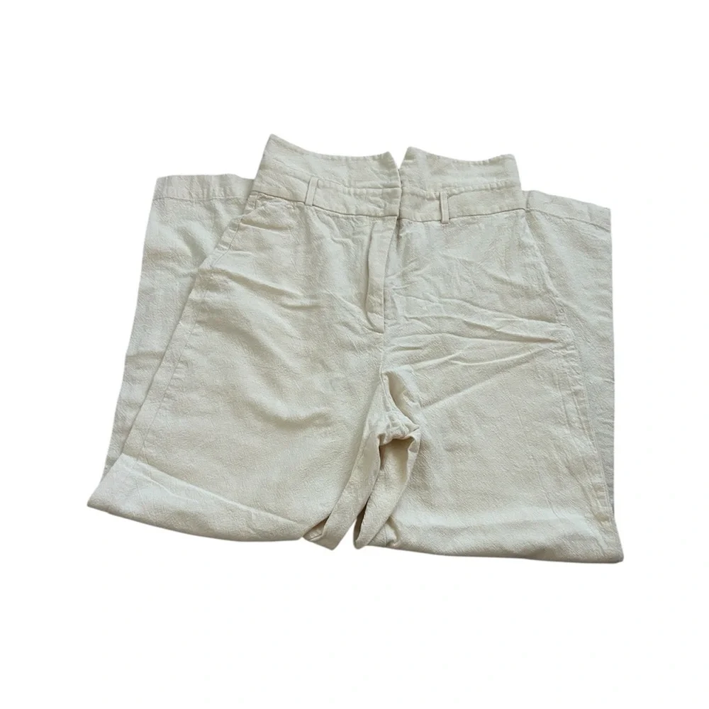 SHEIN High-Waisted Cream Size XS Pants - Picture 1 of 4